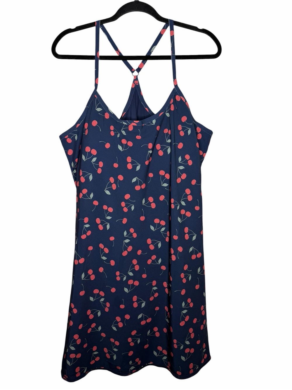 OUTDOOR VOICES / Exercise Dress Very Cherry Navy Blue / XXL